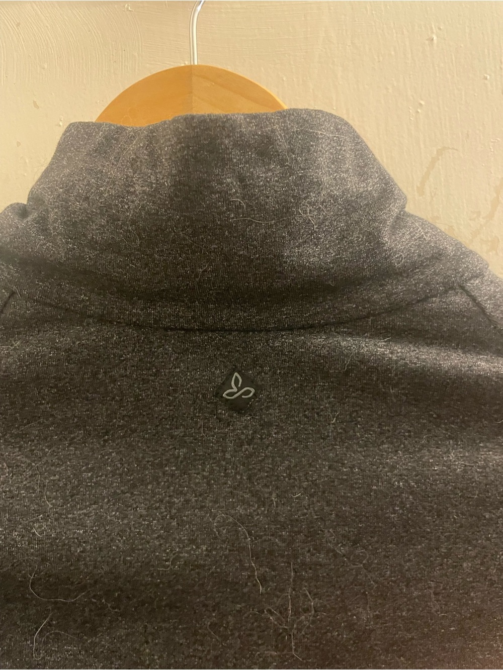 Prana Women's Gray Zip-Up Jacket with Pink & Black Accents on Pockets - Picture 9 of 10